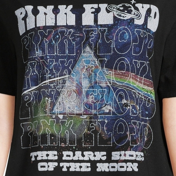 Pink Floyd Dark Side of the Moon 1973 Tee in Soot Black Size Large NWT - Picture 6 of 7